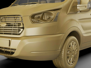 transit 2014 maxi van 3D 模型