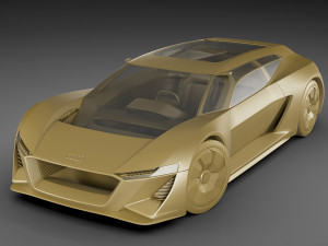 audi pb18 e-tron 3D Model