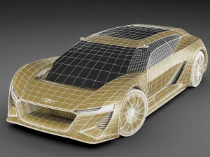 audi pb18 e-tron 3D Model