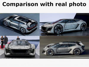 audi pb18 e-tron 3D Model