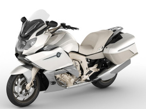 generic touristic motorcycle Model 3D