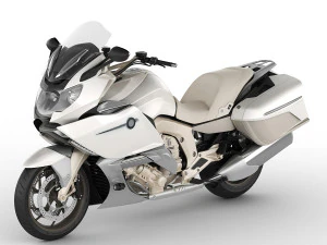 generic touristic motorcycle 3D Model