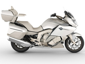 generic touristic motorcycle Model 3D