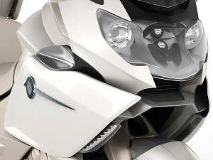 generic touristic motorcycle Model 3D
