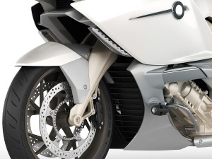 generic touristic motorcycle Model 3D