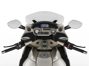 generic touristic motorcycle 3D Model