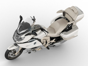 generic touristic motorcycle Model 3D