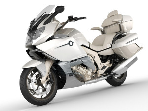 generic touristic motorcycle Model 3D