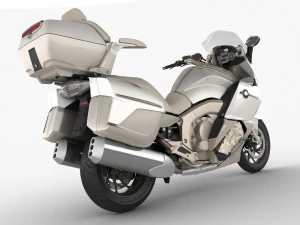 generic touristic motorcycle 3D Model