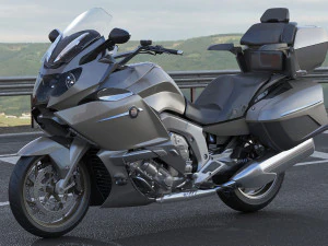generic touristic motorcycle 3D Model