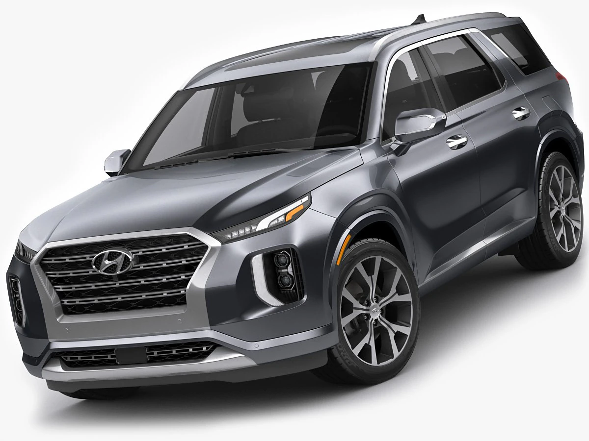 hyundai palisade 2020 3D Model .c4d .max .obj .3ds .fbx .stl .blend 