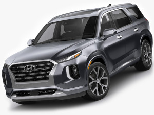 hyundai palisade 2020 Modelo 3D