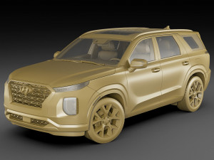 hyundai palisade 2020 Modello 3D