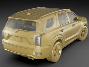 hyundai palisade 2020 3D Model