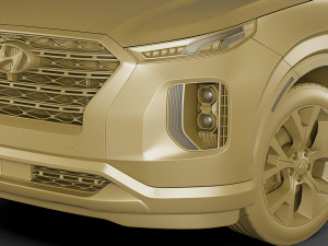hyundai palisade 2020 Modello 3D
