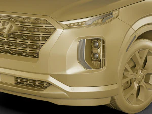 hyundai palisade 2020 3D Model