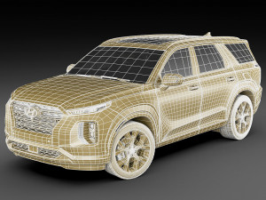 hyundai palisade 2020 Modello 3D