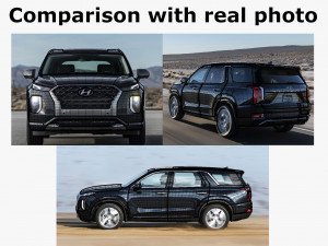 hyundai palisade 2020 Modello 3D