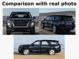 hyundai palisade 2020 3D Model