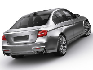generic sport sedan Modelo 3D