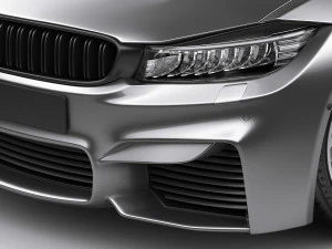 generic sport sedan 3D Model