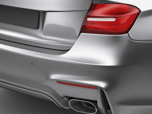 generic sport sedan Modelo 3D
