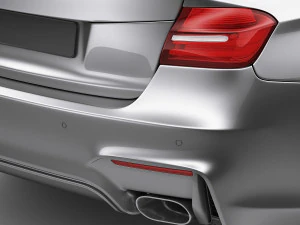 generic sport sedan 3D Model