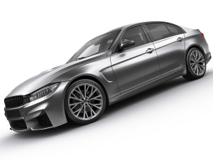 generic sport sedan Modelo 3D