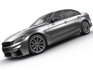 generic sport sedan 3D Model