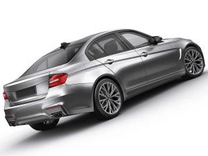 generic sport sedan 3D Model