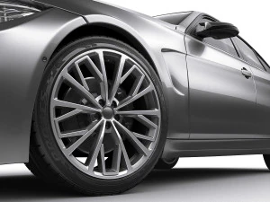 generic sport sedan 3D Model