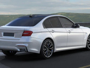 generic sport sedan 3D Model