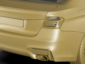 generic sport sedan 3D Model