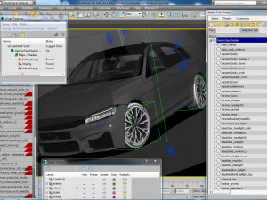 generic sport sedan Modelo 3D