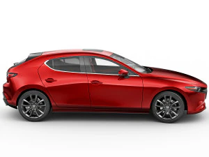 mazda 3 hatchback 2019 3D Model