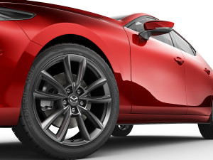 mazda 3 hatchback 2019 Model 3D