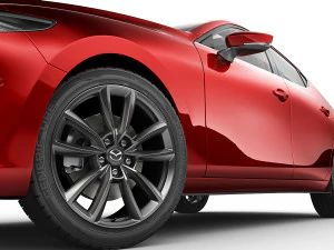 mazda 3 hatchback 2019 3D Model