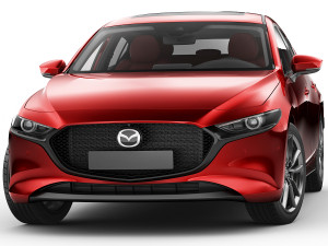 mazda 3 hatchback 2019 Model 3D