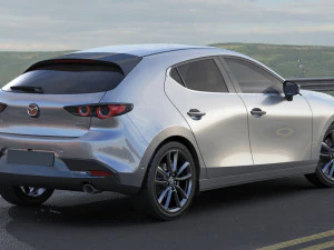 mazda 3 hatchback 2019 3D Model