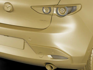 mazda 3 hatchback 2019 3D Model