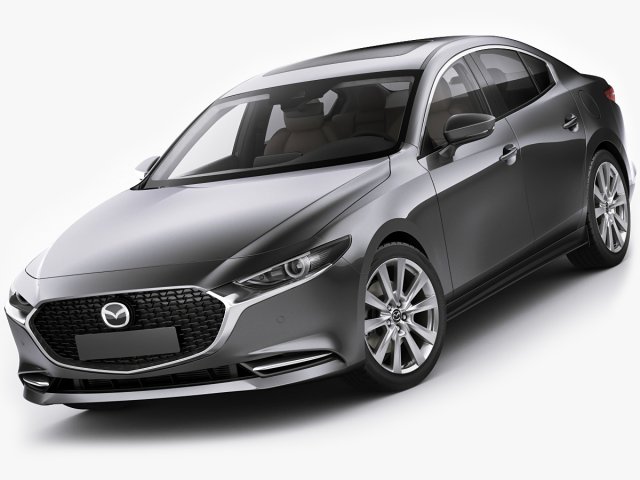 mazda 3 sedan 2020 Modelo 3D .c4d .max .obj .3ds .fbx .stl .blend 