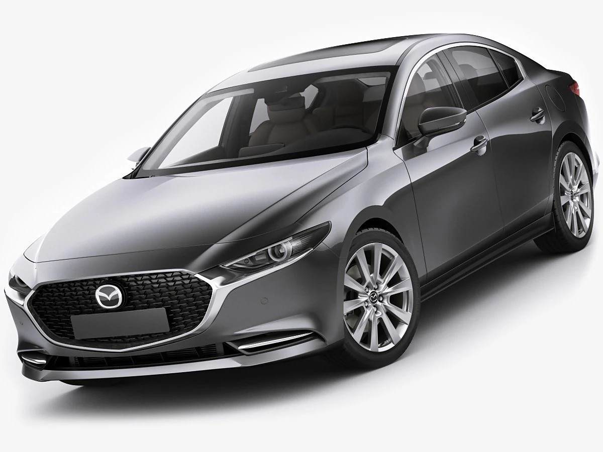 mazda 3 sedan 2020 3D Model .c4d .max .obj .3ds .fbx .stl .blend 