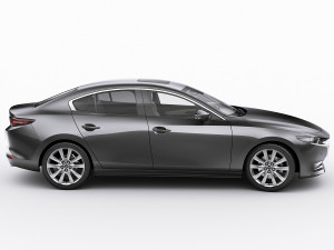 mazda 3 sedan 2020 Modelo 3D