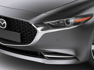 mazda 3 sedan 2020 Modelo 3D