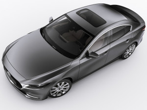 mazda 3 sedan 2020 Modelo 3D