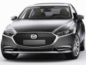 mazda 3 sedan 2020 Modelo 3D