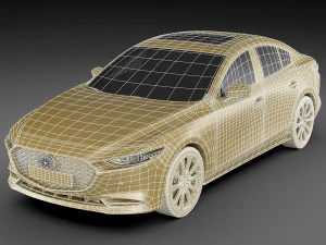 mazda 3 sedan 2020 3D Model