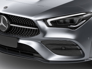 mercedes cla 2020 amg package 3D Model