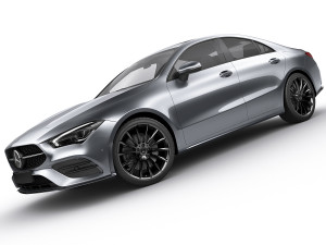 mercedes cla 2020 amg package 3D Model