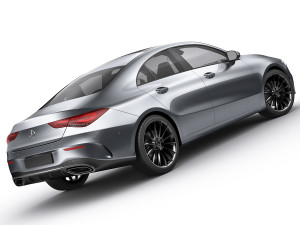 mercedes cla 2020 amg package 3D Model